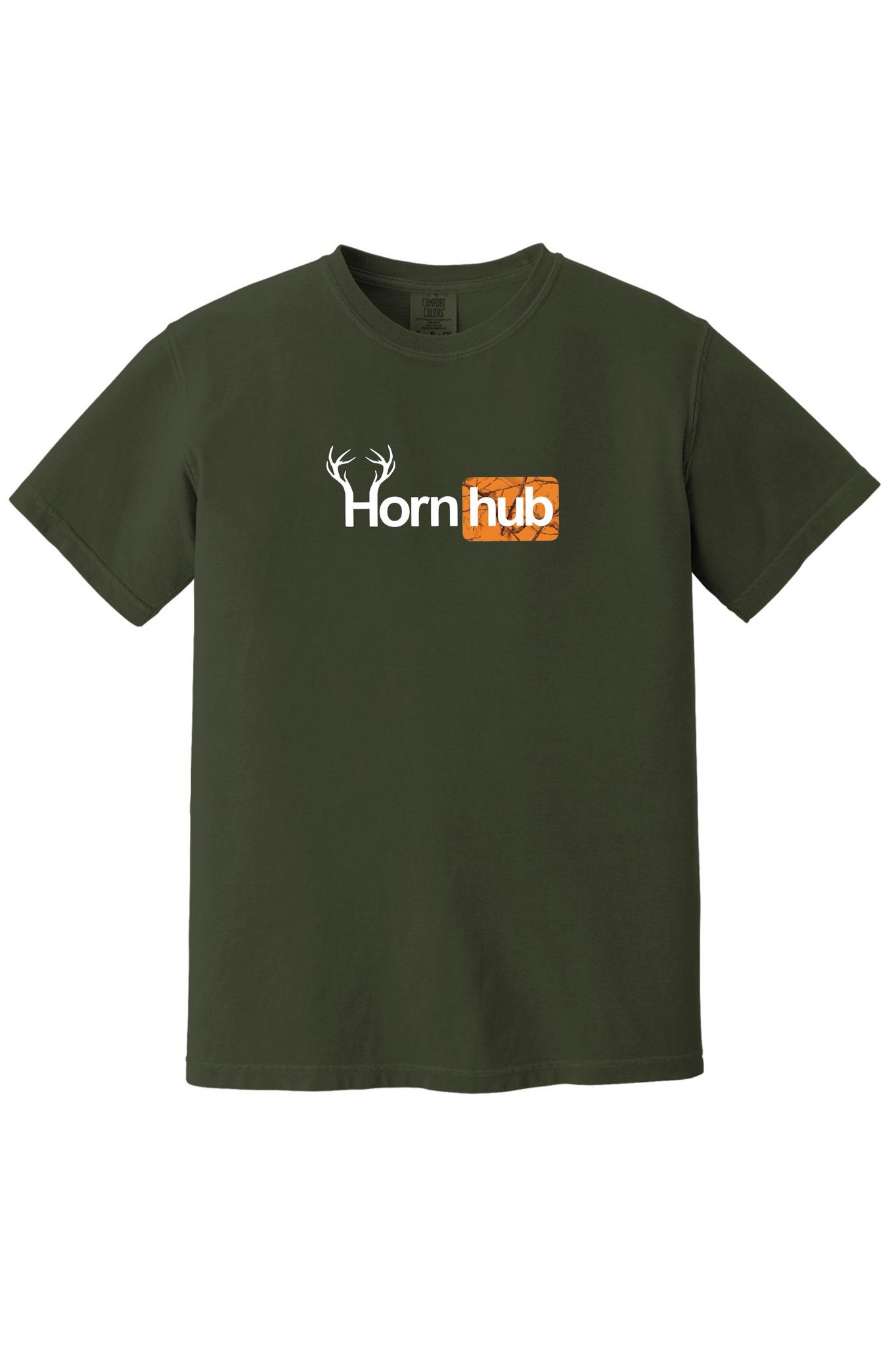 Hornhub Short Sleeve ( Orange Logo )